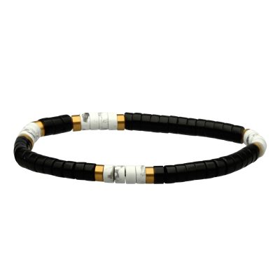 Bracelet Heishi en Agate & Turquoise - Éclat Bohème d'Été