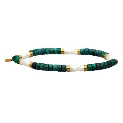 Bracelet Heishi Été: Quartz & Jaspe - Style Bohème Chic