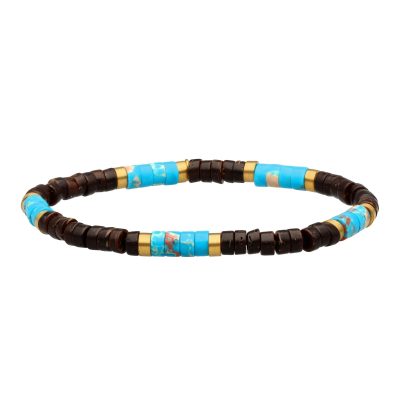 Bracelet Heishi Bohème - Perles Jaspe & Coco | Style Été Chic