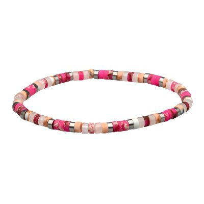 Bracelet Heishi Bohème en Perles Jaspe | Look Estival Chic
