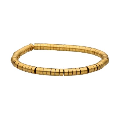 Bracelet Heishi en Perles Dorées - Bijou Été Bohème Chic