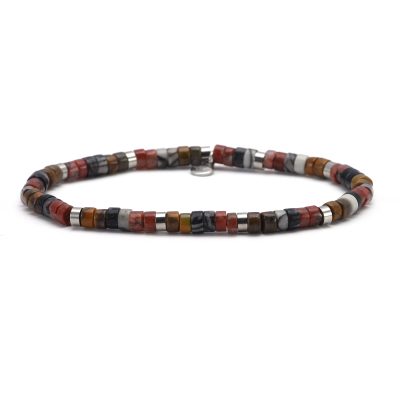 Bracelet Heishi Chic | Perles Jaspe & Style Bohème d'Été