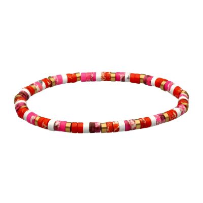 Bracelet Bohème Heishi - Style Été Coloré avec Perles Jasper