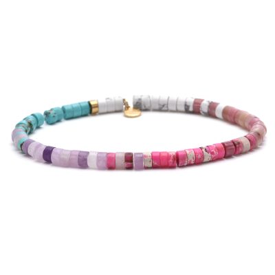 Bracelet Heishi Coloré – Style Bohème pour Été Chic