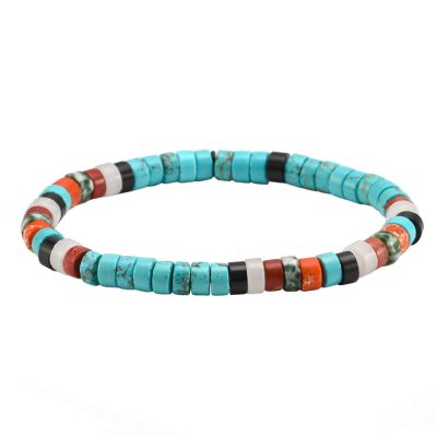 Bracelet Heishi Coloré - Style Bohème pour Été Chic