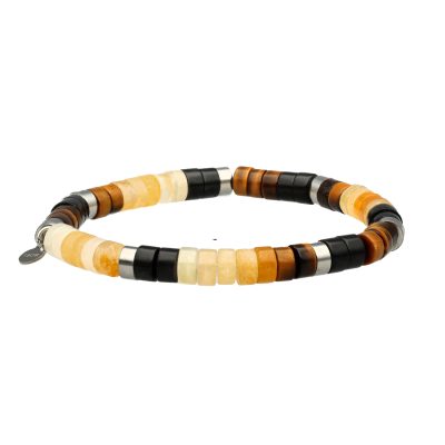 Bracelet Heishi Bohème - Perles Aventurine & Agate