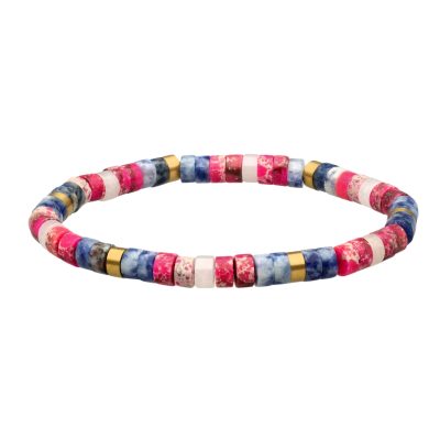 Bracelet Heishi Bohème - Perles Jaspe | Style Été Chic