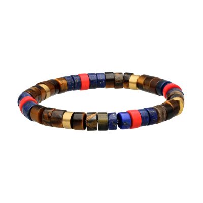 Bracelet Heishi Chic: Perles & Lapis - Style Bohème d’Été