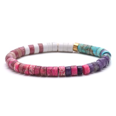 Bracelet Bohème Heishi - Style Été avec Perles Colorées