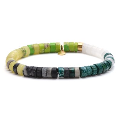 Bracelet Heishi Perles Colorées - Style Bohème pour Été