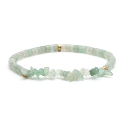Bracelet Heishi Chic - Perles Amazonite pour un Été Bohème