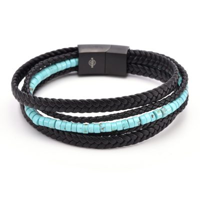 Bracelet Heishi Bohème - Perles Turquoise, Été Chic