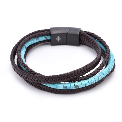 Bracelet Bohème Heishi : Perles Turquoise pour un Été Chic
