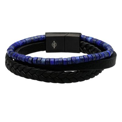 Bracelet Bohème Heishi en Cuir Noir - Bijou Été Parfait