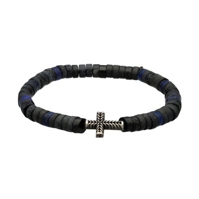 Heishi: Bracelet Perles Agate & Lapis - Style Bohème Été