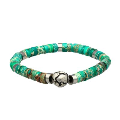 Bracelet Heishi en Jaspe - Style Bohème pour l'Été