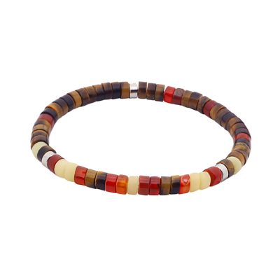 Bracelet Heishi Bohème - Style Été avec Perles Colorées