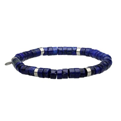 Bracelet Heishi Lapis Lazuli - Style Bohème d'Été