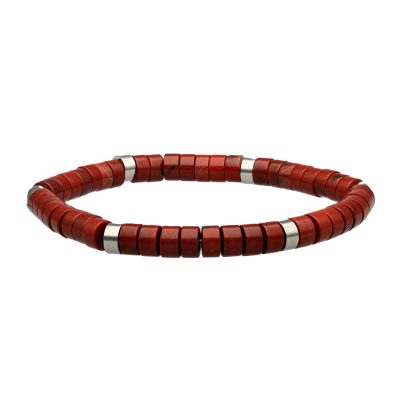 Bracelet Heishi en Jaspe: Bijou Été Style Bohème