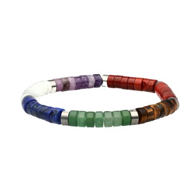 Bracelet Heishi Multicolore : Style Bohème pour Été Chic