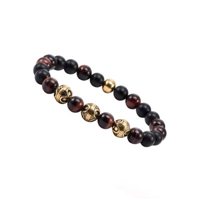 Heishi Bracelet en Œil de Tigre - Boostez votre Style Été