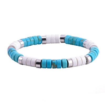 Bracelet Heishi Style Bohème - Bijou Été Perles Turquoises