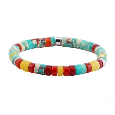Heishi Bracelet Bohème - Style Été avec Perles Colorées