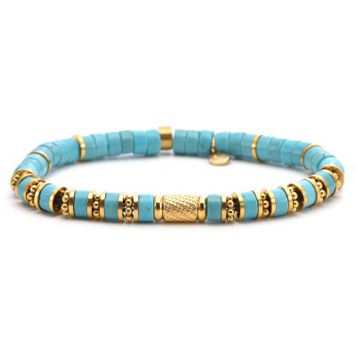 Bracelet Heishi Turquoise : Style Bohème & Look Estival