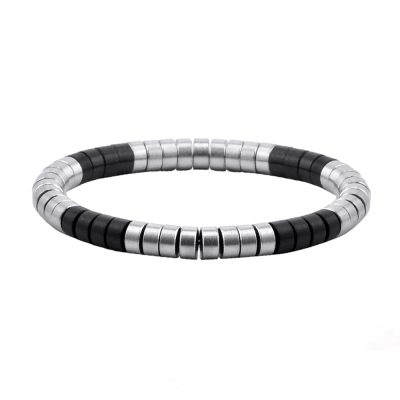 Bracelet Heishi Noir: Style Bohème & Perles Chic pour Été
