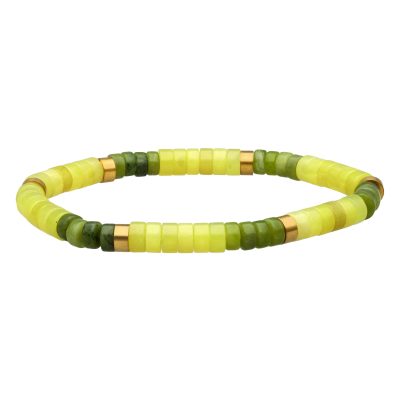 Bracelet Heishi en Jaspe : Éclat Bohème pour Été Chic