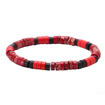 Bracelet Heishi Bohème - Perles de Corail, Style Été Chic