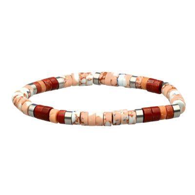 Bracelet Heishi en Jaspe: Style Bohème pour Été Coloré