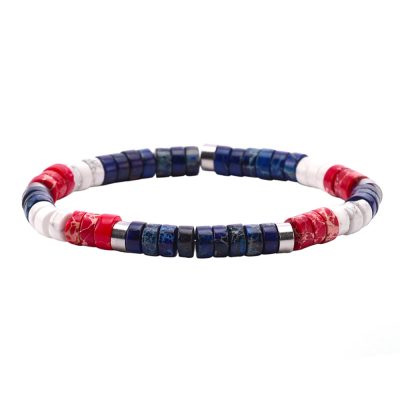Bracelet Heishi en Jaspe: Bijou Été au Style Bohème