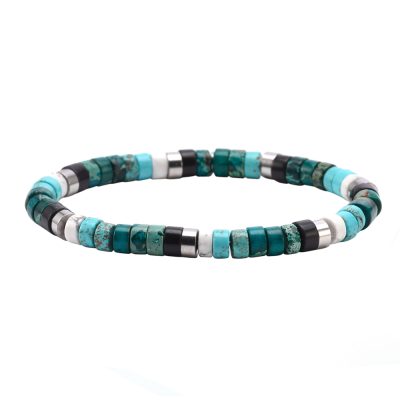 Bracelet Heishi Turquoise: Style Bohème pour Été Chic