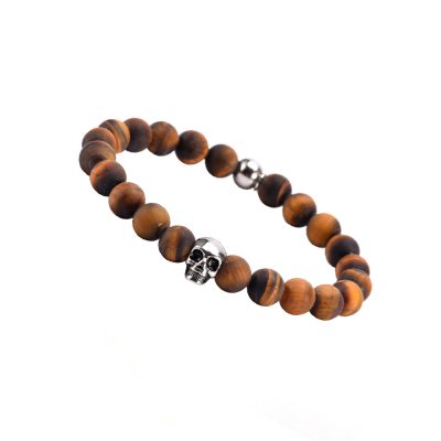 Heishi Bracelet Œil de Tigre - Style Bohème pour l'Été