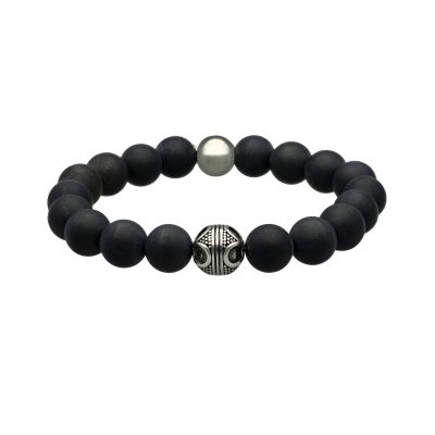 Bracelet Bohème Heishi en Agate Noire - Style Été Chic