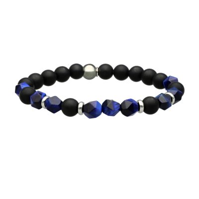 Bracelet Heishi en Agate & Lapis - Style Bohème pour Été