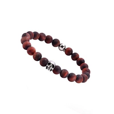 Bracelet Heishi Œil de Tigre & Taureau - Style Bohème Été