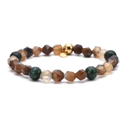 Bracelet Heishi en Jaspe: Style Bohème pour Été Chic