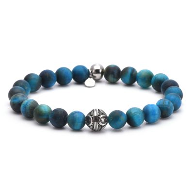 Bracelet Heishi Œil de Tigre - Style Bohème Parfait pour l'Été
