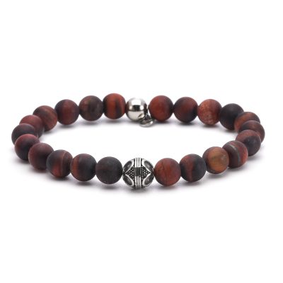 Heishi Bracelet Œil de Tigre - Style Bohème Été