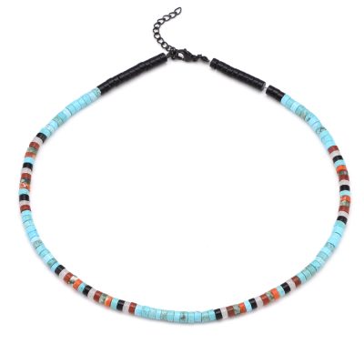 Collier Heishi Perles Bohème – Style Été Coloré et Tendance