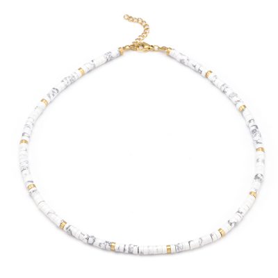 Collier Heishi Bohème en Turquoise - Bijou d'Été Parfait