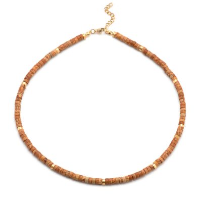 Collier Heishi Bohème en Perles Serpeggiante - Style Été Chic