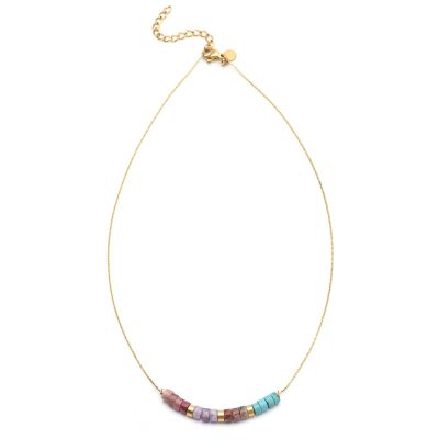 Collier Heishi Bohème en Perles & Pierres - Chic Été