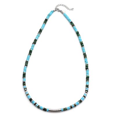 Collier Heishi Turquoise - Style Bohème pour l'Été