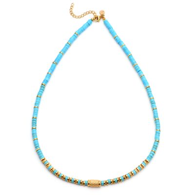 Collier Heishi Turquoise : Éclat Bohème pour l'Été
