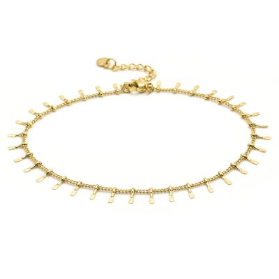 Heishi Perles Bijou Été - Chaîne Cheville Dorée, Style Bohème