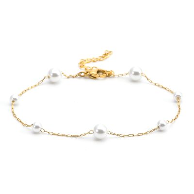 Chaîne de Cheville Heishi - Style Bohème pour Été Chic