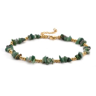 Bracelet de Cheville Heishi Onyx - Style Bohème Parfait pour l'Été